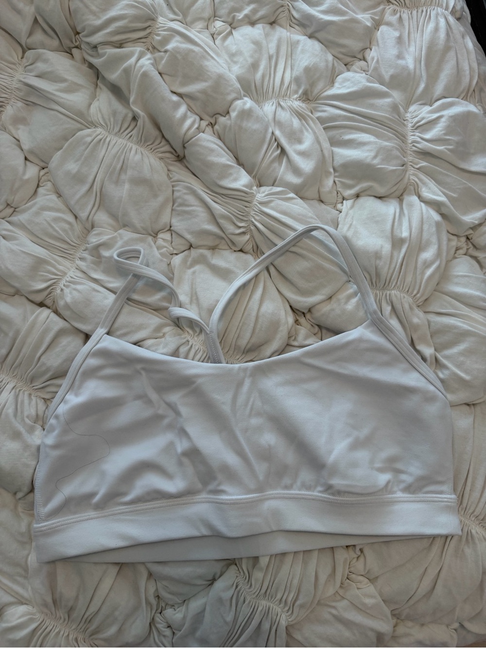 lululemon athletica White Strappy Sports Bralette